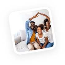 Family in home